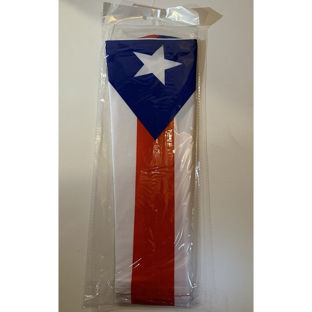 Puerto Rico Flag Arm Sleeve 2 pcs Basketball Sports Compression Sleeves One Size